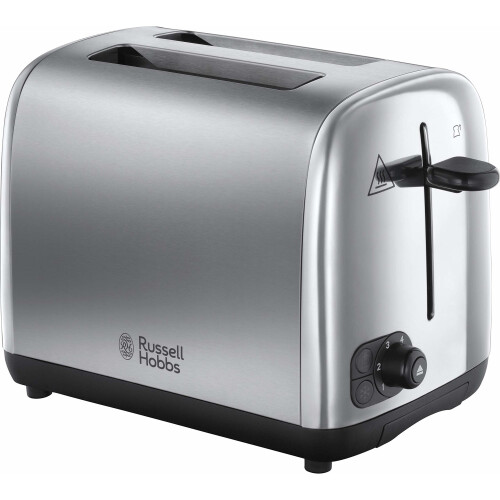 Russell Hobbs 24080 Adventure 2-Slice Toaster, Brushed & Polished Stainless Steel, Lift & Look, Perfectoast, C-24080