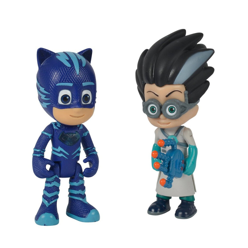 Simba 109402148 PJ Masks Figurines Set Catboy and Romeo