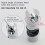 Hand Shower Bracket, 18-25MM Adjustable Replacement Shower Head Holder Chrome Finished (A) 6