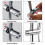 Hand Shower Bracket, 18-25MM Adjustable Replacement Shower Head Holder Chrome Finished (A) 2