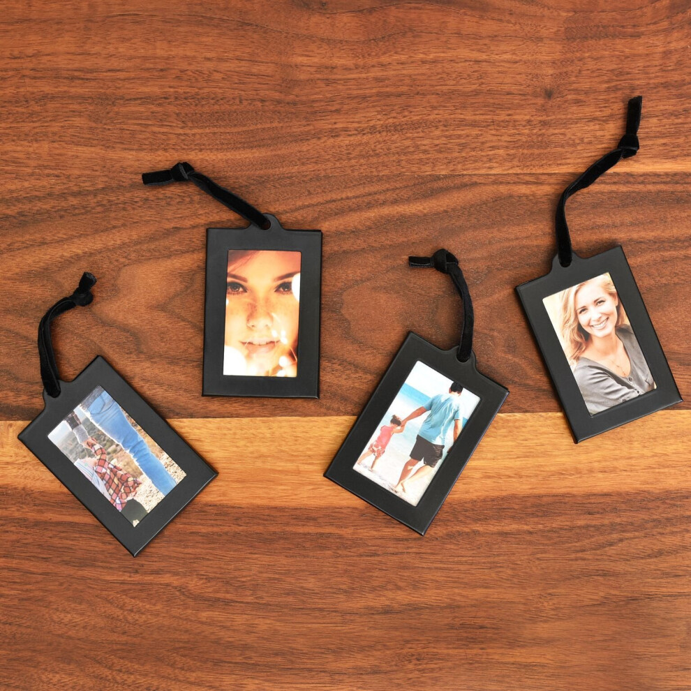 Thetford Design Set of 4 Extra Small Black Hanging Frames For Photo Picture Tree Display