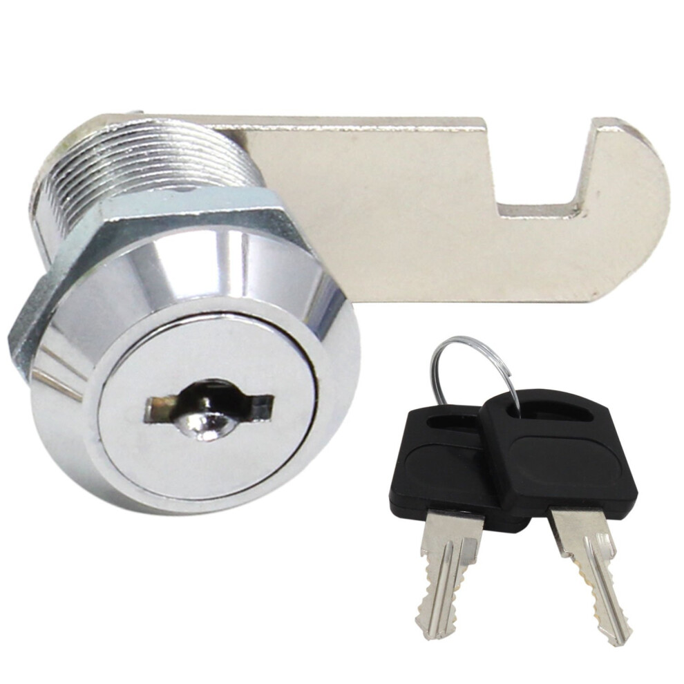 HSeaMall Security Mailbox Lock Stainless Steel Cabinet Drawer Cupboard Cam Lock with Alike Keys (20mm Drawer lock)