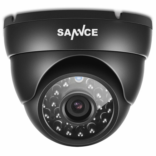 SANNCE 800TVL HiResolution Home Security Camera System, IP66 Weatherproof Video Surveillance