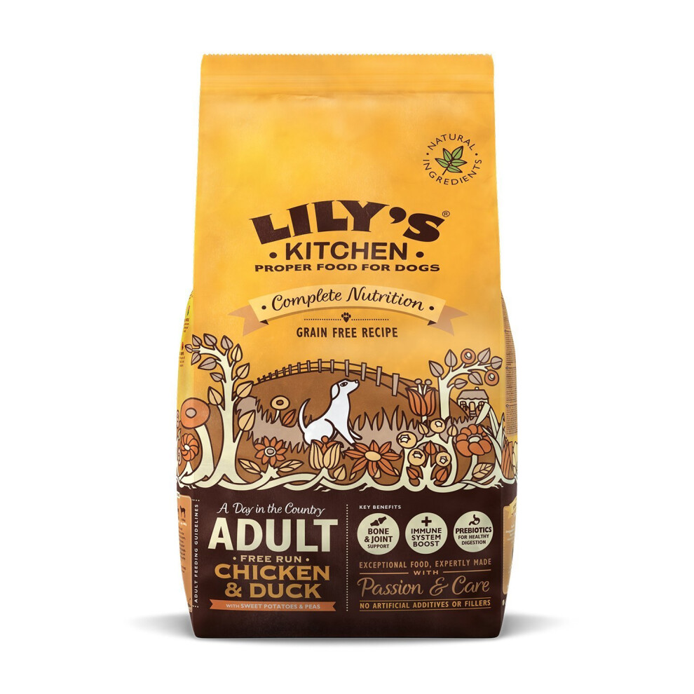 Lily's Kitchen Adult Chicken And Duck Complete Dry Food For Dogs, 12 Kg