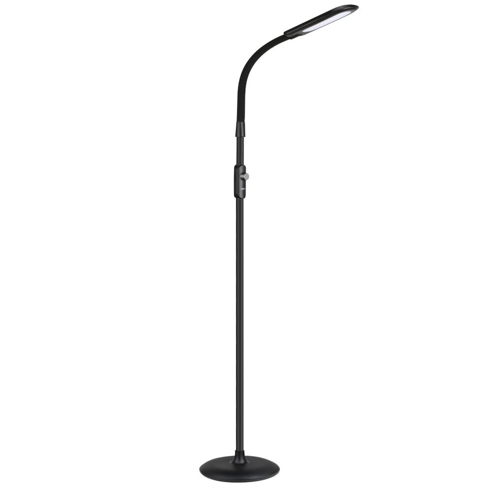 AUKEY Floor Lamp, 12W LED & 1.8m Tall Reading and Craft Floor Lamp - Dimmable Full Spectrum Natural Daylight Sunlight with Gooseneck for Working,...