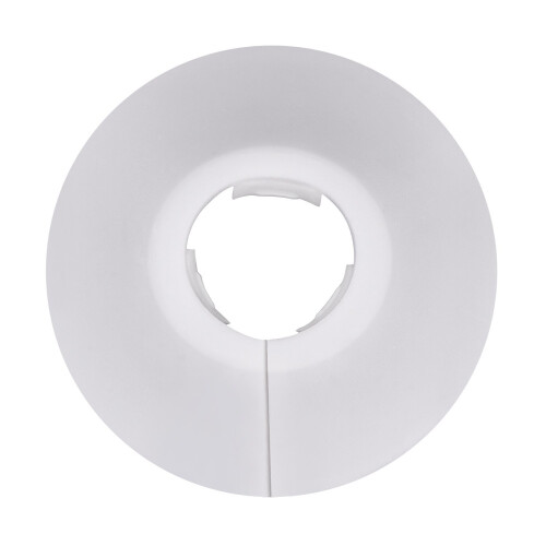 12 Pack Plastic Radiator Pipe Covers Pipe Collars for 15 mm Diameter Pipe (White)