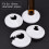 12 Pack Plastic Radiator Pipe Covers Pipe Collars for 15 mm Diameter Pipe (White) 2