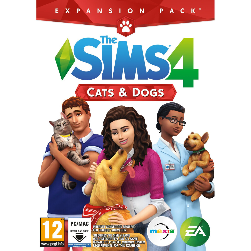 The Sims 4 Cats and Dogs (PC Download Code)