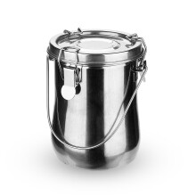 Portable Stainless Steel Leak-Proof Premium Brush Washer with Lid and Filter Screen (Large)