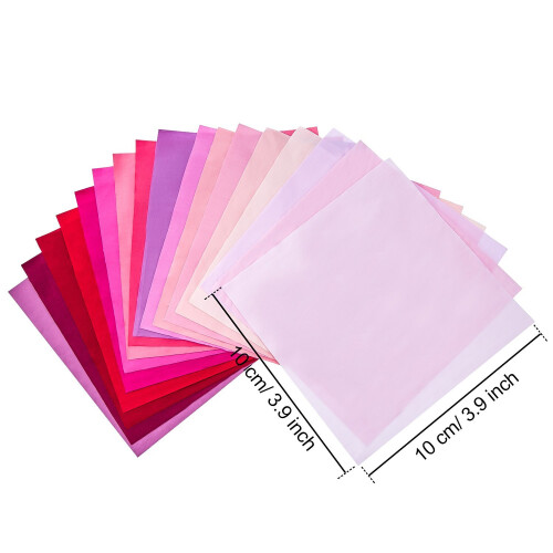 50 pe   as Multi-Colors Fabric Patchwork Squares Mixed Bundle Sewing Solting Craft 50 Cores (10 x 10 cm) 1