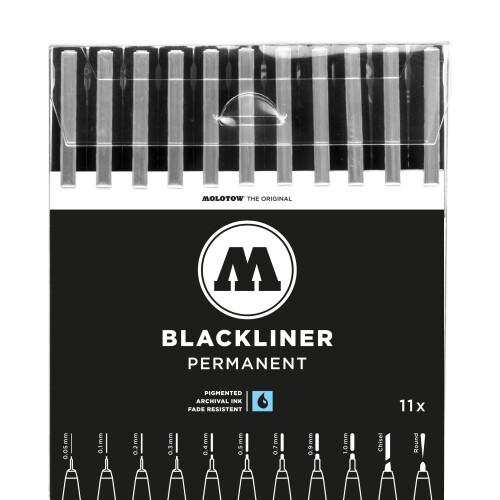 Molotow MO200485Â Blackliner, 11Â Black
