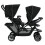 Graco Graco Stadium Duo Click Connect Tandem Pushchair, Black/Grey 2