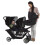 Graco Graco Stadium Duo Click Connect Tandem Pushchair, Black/Grey 9