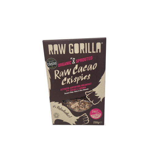 Raw Gorilla Raw Cacao Crispies, 250 g