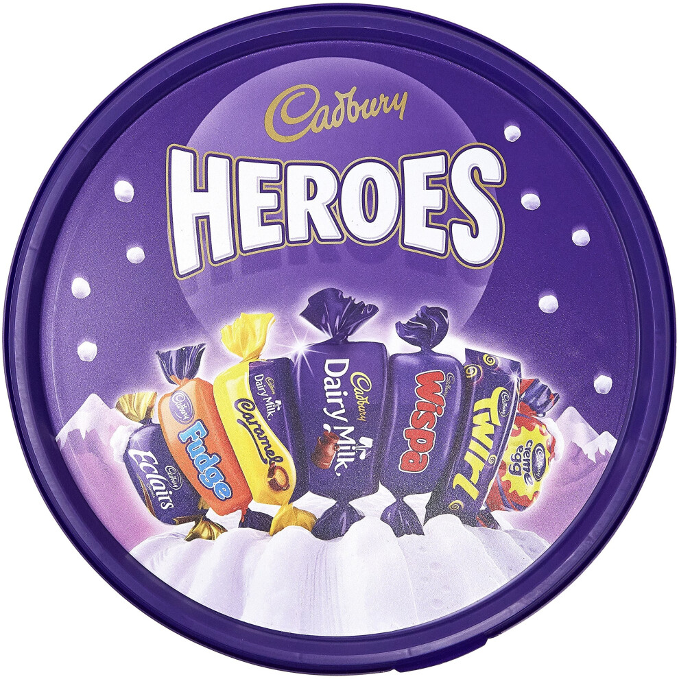 Cadbury Heroes Chocolate Tub, 660 g