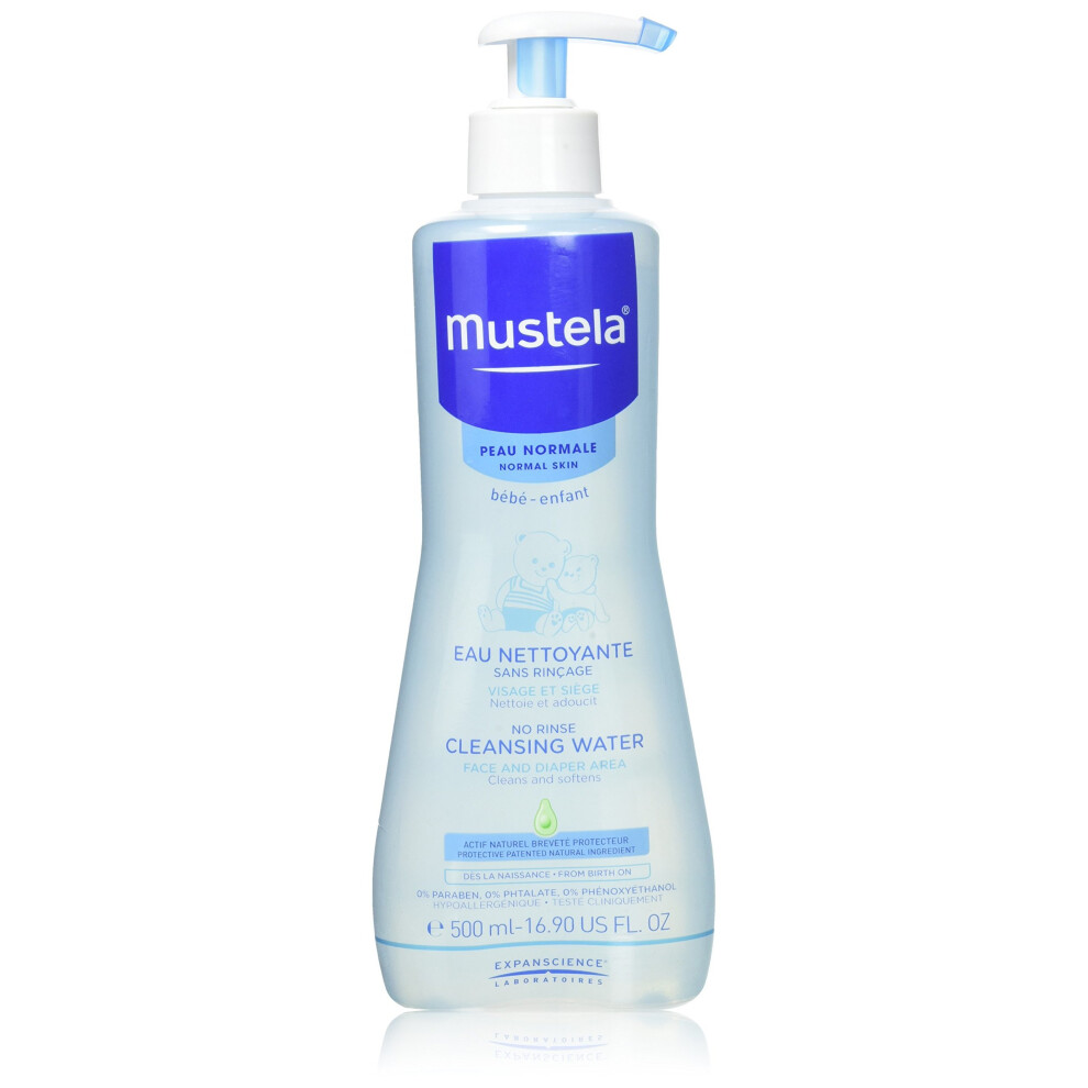 Mustela No-Rinse Cleansing Water 3 x 500ml