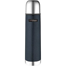 Thermos ThermoCafé Stainless Steel Flask, Hammertone Blue, 500 ml