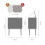 Brabantia Poubelle Bo Touch bin Tri 11 + 23 Litres Noir, Brabantia 7