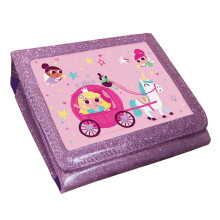 Princess Unicorn Animated 3D Pink Glitter Case (Nintendo 2DS)