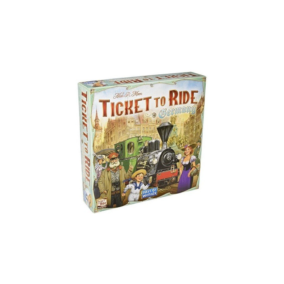 Days of Wonder DOW720115 Ticket to Ride Germany Board Game, 2 to 5 Players