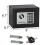 Display4top Security Steel small home Office Digital Electronic Safe Box with Two Keys (17*23*17cm) 6