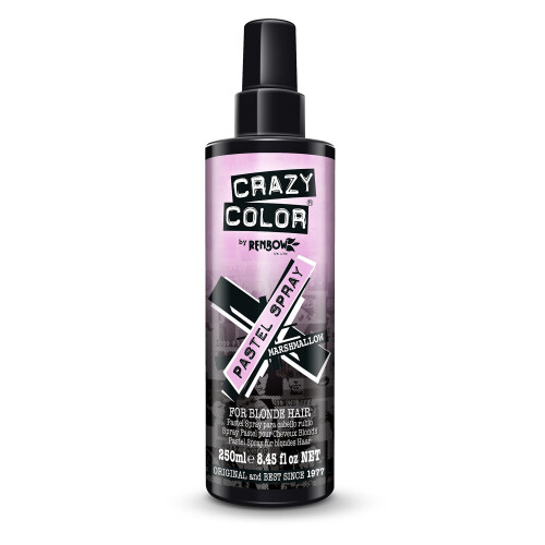 Spray Temporaneo per Capelli Crazy Color, Marshmallow - 305 ml