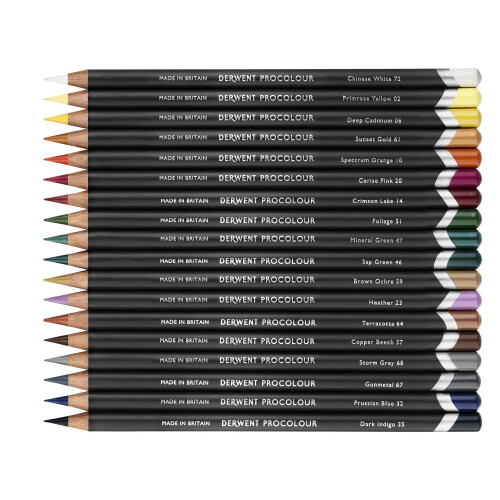 Derwent Matita - DERWENT - Procolour - Set di 72 - Multicolore - Resistente e liscia 1
