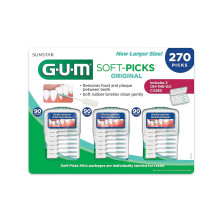 GUM - 6325A Soft-Picks Original Tandstickor, 270 Styck