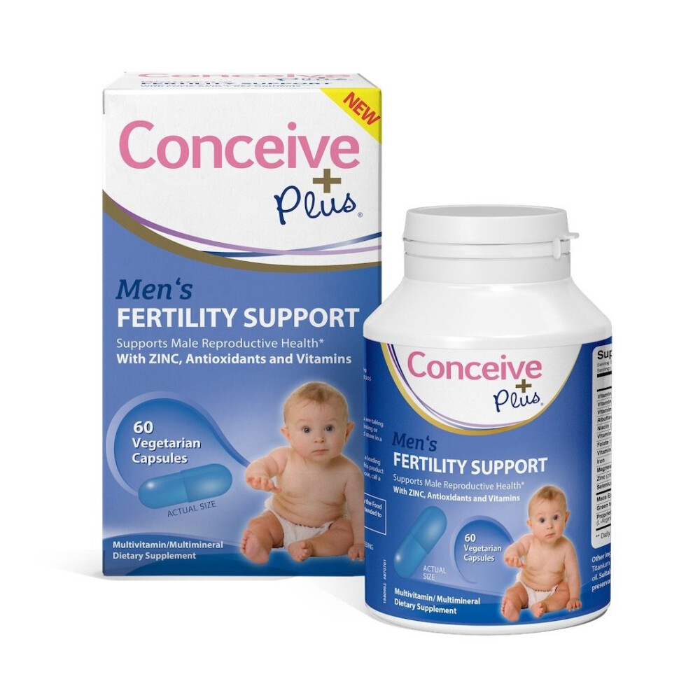 Conceive Plus Men's Fertility Support, 60 Caps 30 Day Supply