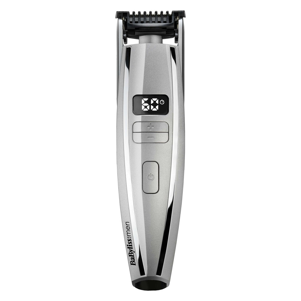 BaByliss 7896U For Men i Stubble 3 Beard Trimmer Shaver Cordless Silver