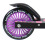 bopster 2 Wheeled Folding Scooter - Purple Zebra Stripes 3