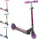 bopster 2 Wheeled Folding Scooter - Purple Zebra Stripes 7