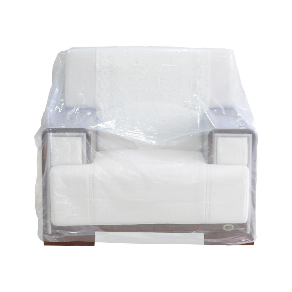 TopSoon Plastic Chair Cover Sofa Cover for Storage or Protection 46 Inches x 76 Inches (Pack of 2)