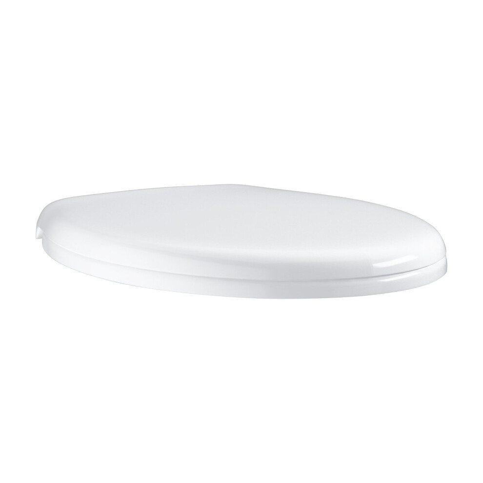 GROHE 39493000 BAU Soft-Close Toilet Seat, Alpine White