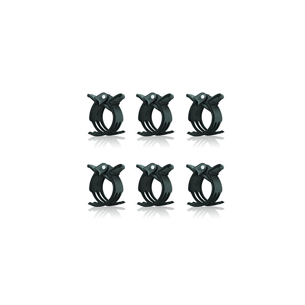 KINGLAKE 100Pcs Large Plant Support Clips Garden Orchid Clips for Supporting Flower Plant Stem Vinesâ€¦