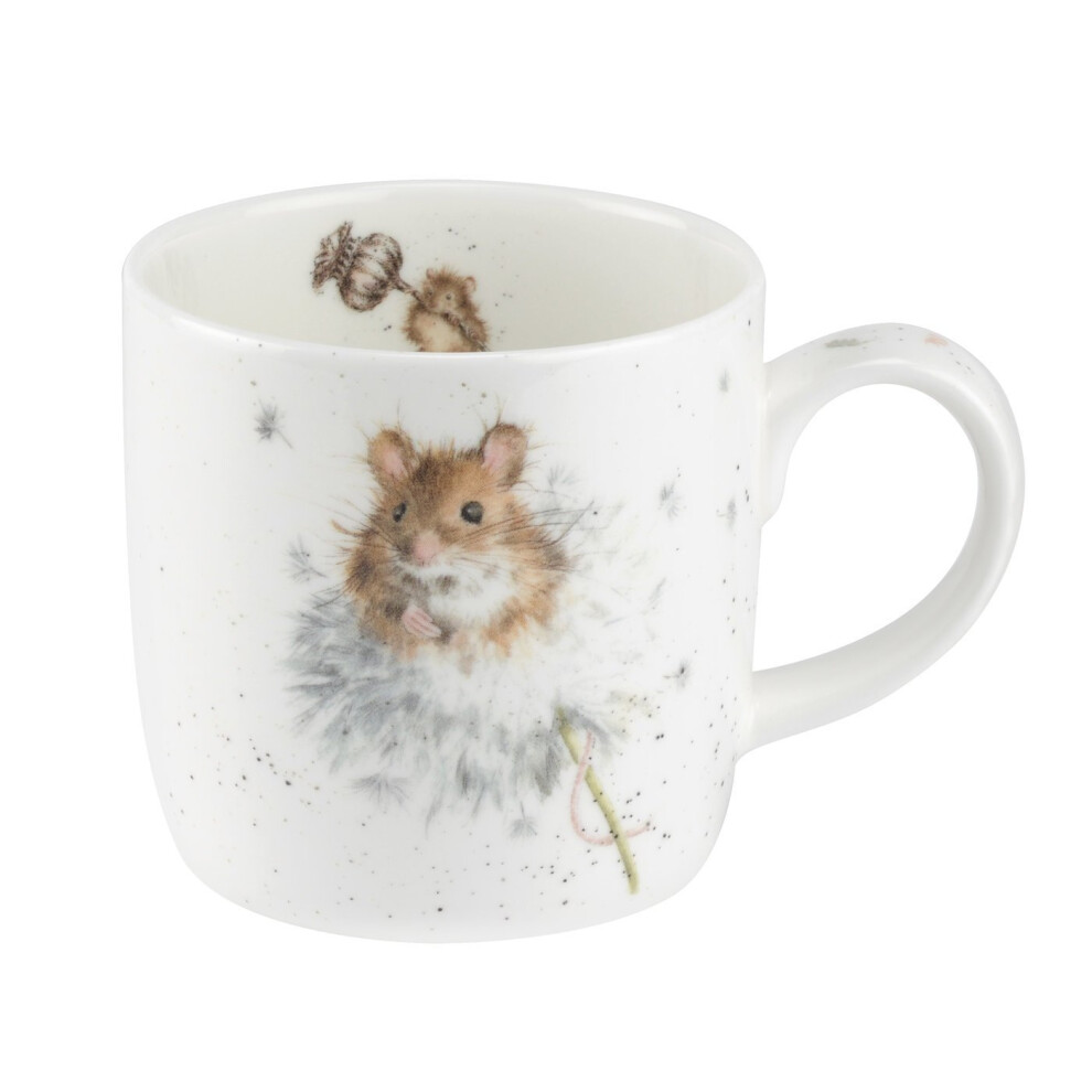 Wrendale Country (Mice) Single Mug, Bone China, Multi Coloured, 12 x 8.4 x 8 cm