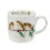 Wrendale Wrendale Winter (Mice) Single Mug, Bone China, Multi Coloured, 12 x 8.4 x 8 cm 1