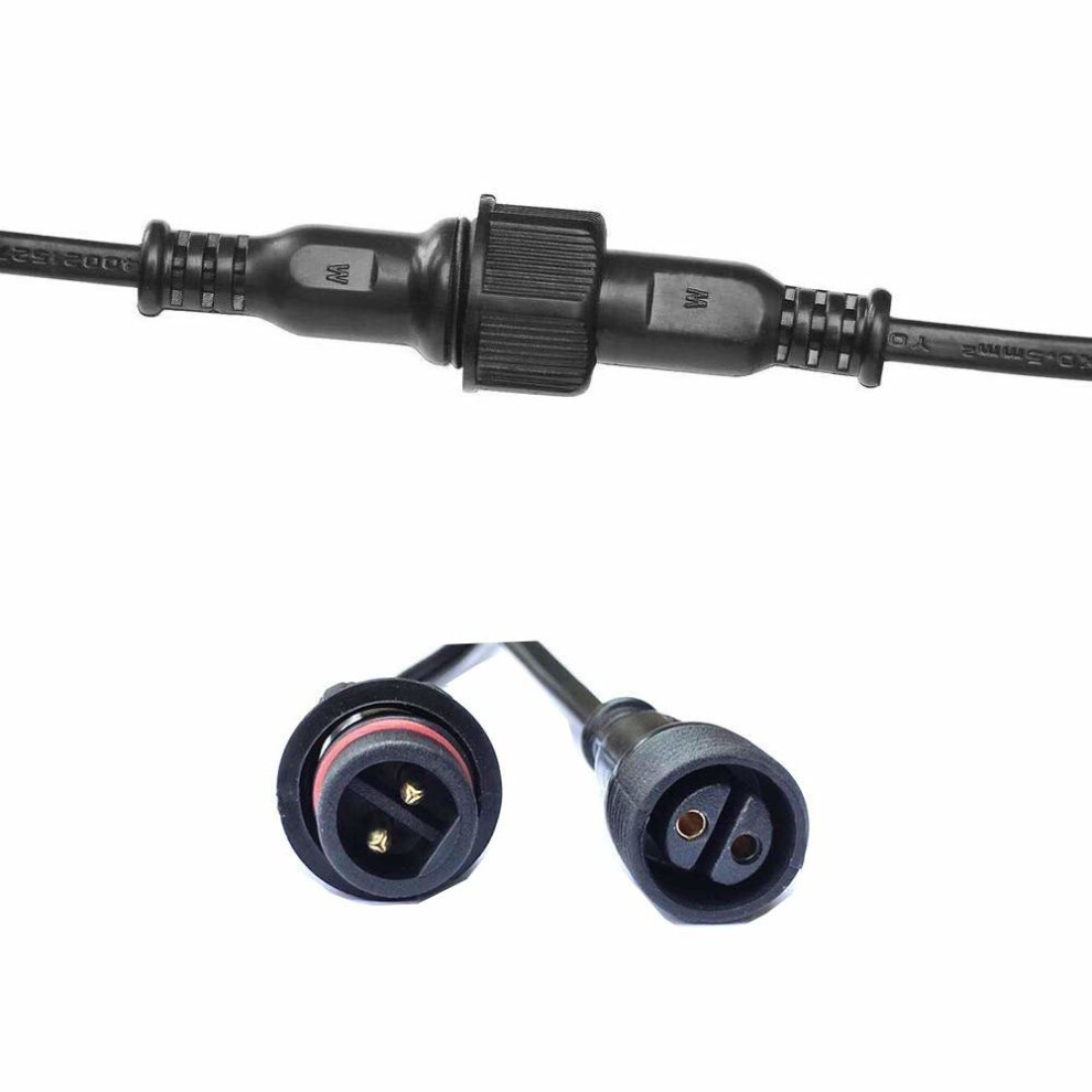 Waterproof Extension Cable for G40 Clear Globe String Lights(3m)