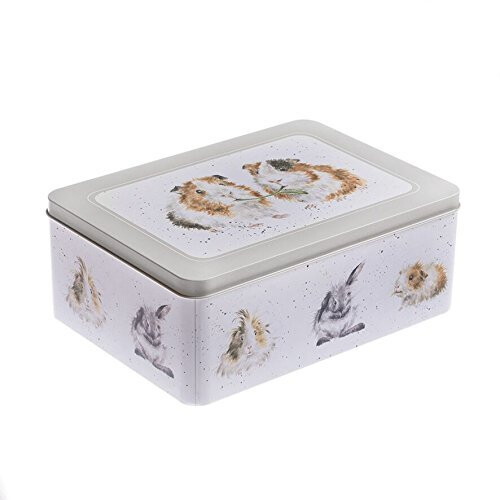 Wrendale Wrendale Designs - The Country Kitchen Collection - Rectangular Tin Guinea Pigs Design