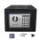 Display4top Security Steel small home Office Digital Electronic Safe Box with Two Keys (17*23*17cm) 1