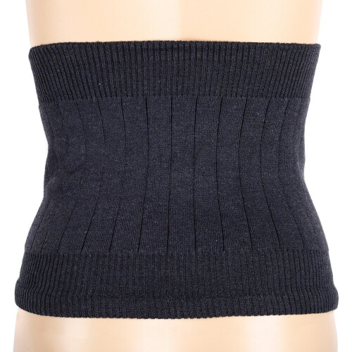 Women Cashmere Waist Warm Winter Elastic Back Stomach Kidney Protector Warmer Band Deep Grey