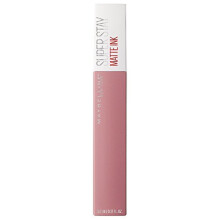Maybelline Superstay Matte Ink Lipstick 10 Dreamer 5ml - 12h Ultra-Chic Matte, Precise Arrow Applicator, Second-Skin Finish, C-3600531411183