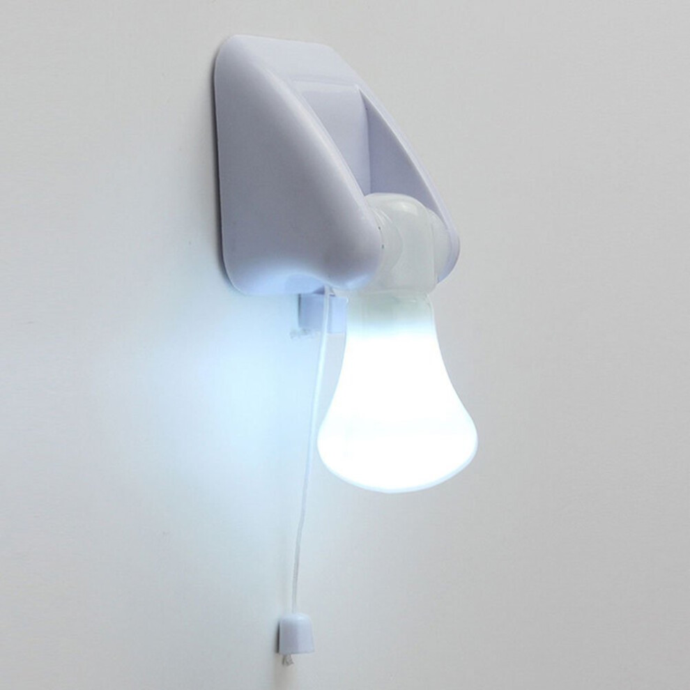 Portable Wire LED Bulb Cabinet Lamp Night Light Battery Operated Self Adhesive Wall Mount Light