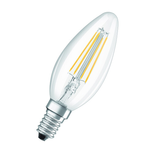 OSRAM Osram Candle Shape Base Classic B LED Lamp, Warm White, E14, 4 W, Set of 3 2