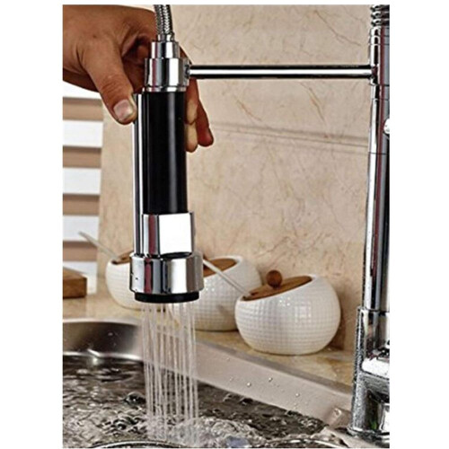 Inchant Spare Solid Brass Kitchen Mixer Faucet Pull Out Spray Shower Head Replacement Part , Chrome Finish 1