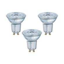 Osram Par16 LED Reflector GU10 Non-Dimmable 4.3W Warm White - Set of 3 (C-4058075818392)