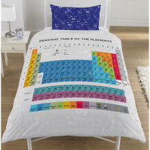 Periodic Table Element Single/Double Reversible Duvet Cover Bed Set (Single Duvet Cover)