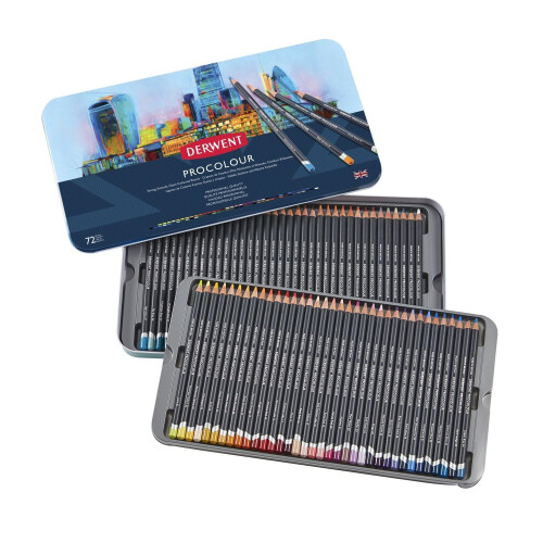 Derwent Matita - DERWENT - Procolour - Set di 72 - Multicolore - Resistente e liscia