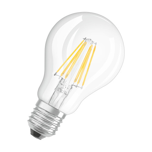 OSRAM Osram Bulb Shape Base Classic A LED Lamp, Cool White, E27, 6.5 W, Set of 3 2