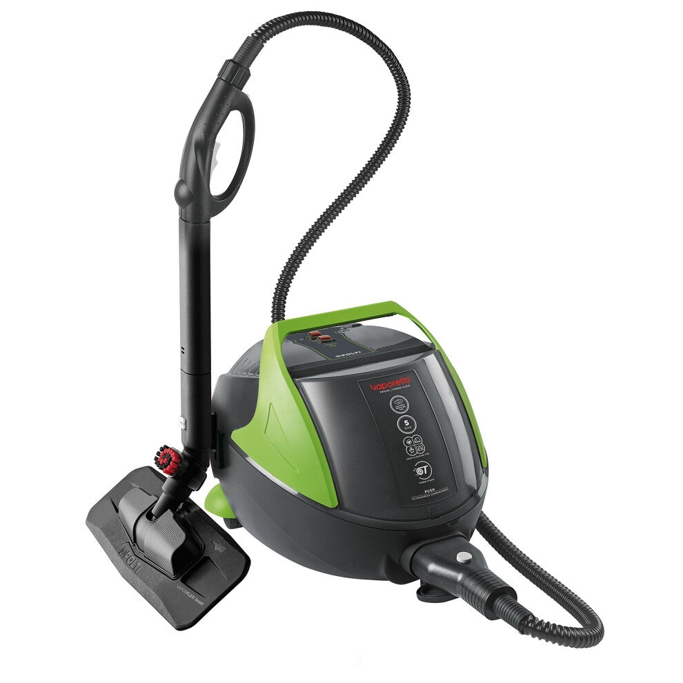 Polti Vaporetto PRO 95_Turbo Flexi Steam Cleaner, 5 Bar, Vaporflexi Brush, Made in Italy